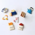 thumbnail image 2 of Decorative Refrigerator Magnets, Perfect Fridge Magnets for House Office Personal Use Sticker Bread Shaped Portable Magnetic Cute Food Fridge Magnet for Kitchen Fridge, 2 of 8