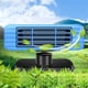 thumbnail image 2 of Calentador de Coche Portátil, Ventilador, Descongelador, 150W, Calentamiento Rápido, Descongelador Automático, Desempañador con  degree Ajustable Azul 12V, 2 of 8