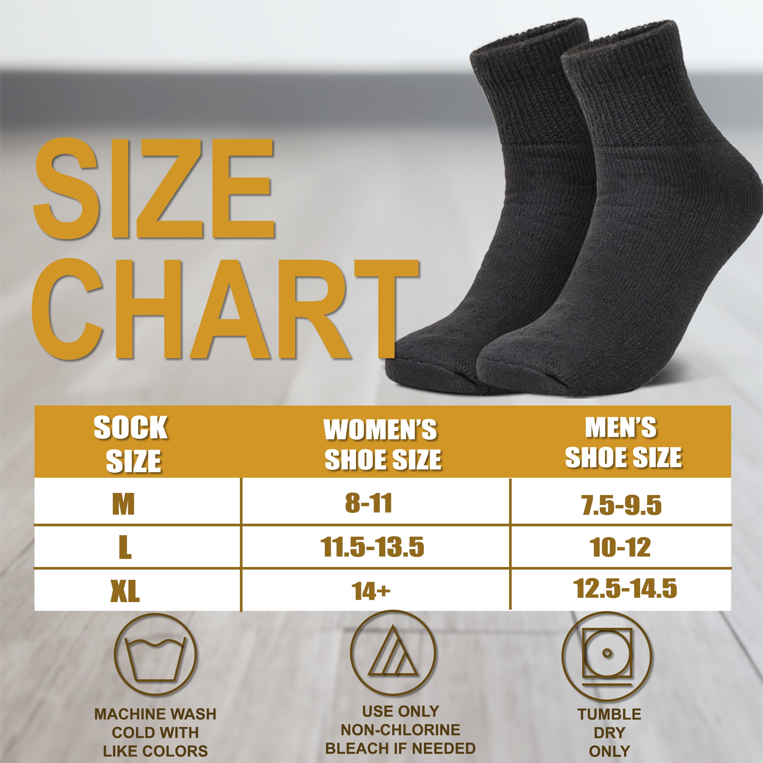 NevEND 12 Pairs Cotton Diabetic Socks Ankle for Men and Women - Non-Binding Extra Wide Neuropathy Socks Black X-Large