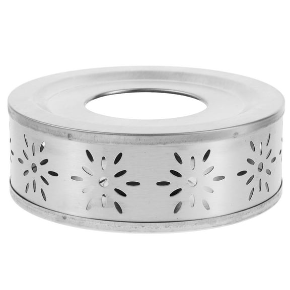 Portable Stainless Steel Tea Warmer Multifunctional for Warming Drinks and Storage Use Silver