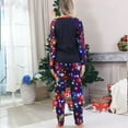 thumbnail image 5 of VNKIDY Women Christmas Family Matching Pajamas Crewneck Long Sleeve Top With Pants Printed Holiday Homewear Sleepwear Nightwear Cozy Pjs, 5 of 5