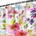 thumbnail image 4 of Waterproof Pioneer Shower Curtain 72x84 Inch Polyester Unique Cute Floral Shower Curtain for Bathroom Hotel Home Decor with 12 Plastic Hooks, 4 of 5