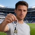 thumbnail image 6 of Lunxisen 2 Pcs Custom Photo Soccer Keychain Personalized Gift for Football Fans Coaches Sports Enthusiasts Engraved Present, 6 of 7