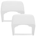 thumbnail image 1 of OUNONA 2pcs Outdoor Power Outlet Cover White PC Waterproof for Garden Sockets, 1 of 6