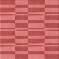 thumbnail image 1 of Ahgly Company Machine Washable Indoor Square Transitional Red Area Rugs, 6' Square, 1 of 7