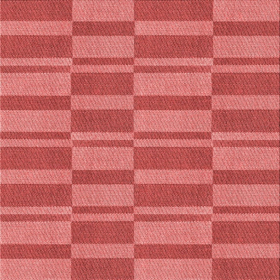 Ahgly Company Machine Washable Indoor Square Transitional Red Area Rugs, 6' Square