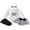 Black, variant on RUINIXCW Newborn Baby Girl My First Halloween Outfit Infant Baby Girls Fall Clothes Flying Sleeve Letter Pumpkin Ghost Print Romper Tiered Skirt Skort Headband Socks 4pcs Sets