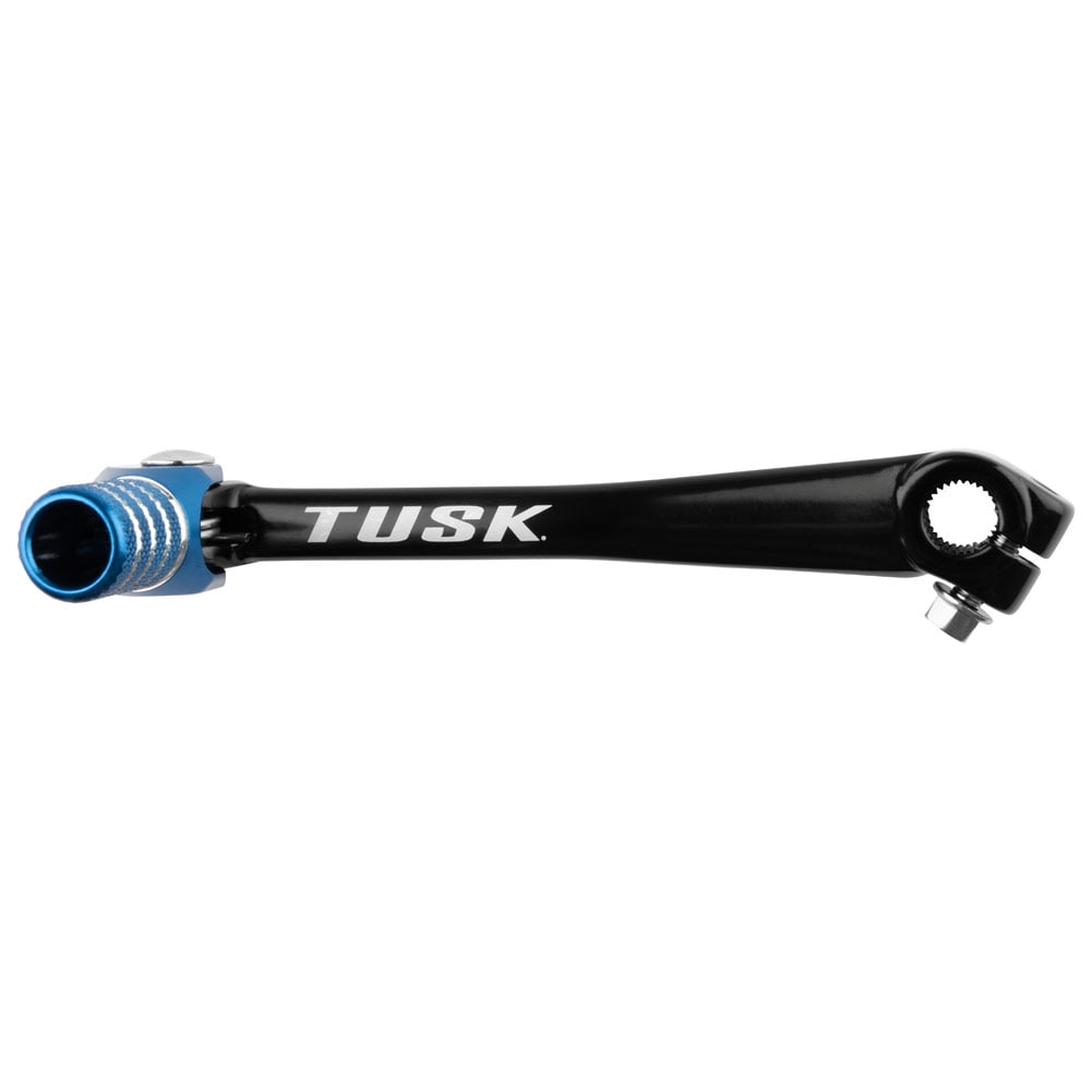 Tusk Folding Shift Lever Black/Blue Tip - Kawasaki KX100 1995-2009, 2011-2013 Replacement - View #10