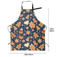 thumbnail image 2 of Kdxio Gingerbread Delights Apron with Pockets Adjustable Kitchen Aprons for Men Women Waterproof Aprons for Cooking,Drawing,Crafting, Baking Household Cleaning, 2 of 5