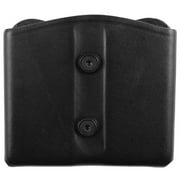 Blackhawk Leather Magazine Pouch Double Mag Single Stack Black