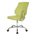 thumbnail image 5 of Sunnydale Office Chair in Basil Green Fabric with Chrome Base, 5 of 5