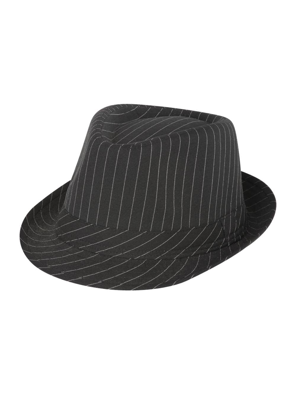 pinstriped fedora hat pinstriped fedora hat