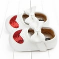 thumbnail image 2 of Otqutp Toddler Low Heel Sneakers Toddler Shoes 0-15 Months Four Color Baby Princess Shoes Baby Shoes Indoor Love Baby Shoes White Shoes Bow Shoe, 2 of 8