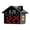 Black_red light, variant on Digital Alarm Clock for Bedroom Desk Clock with Day of Week Date Loud Alarm for Bedside Table LED Digital Clocks