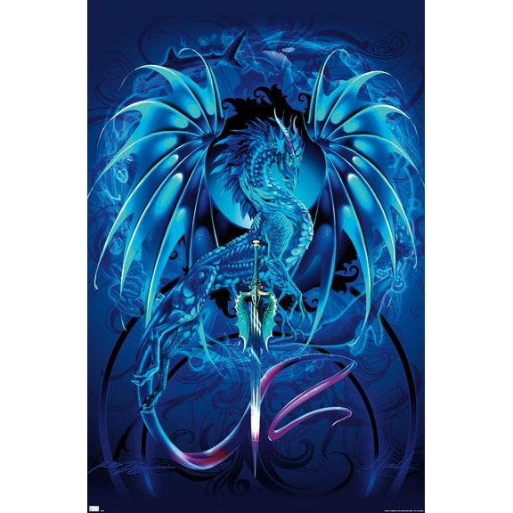 Ruth Thompson - Dragonblade Seablade Wall Poster, 22.375" x 34"
