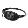 thumbnail image 3 of Cangurera Bolsa de cintura con patrón rombal a la moda, cinturón de PU sólido, monedero de viaje con correa para el pecho Likrtyny Para Estrenar, 3 of 9
