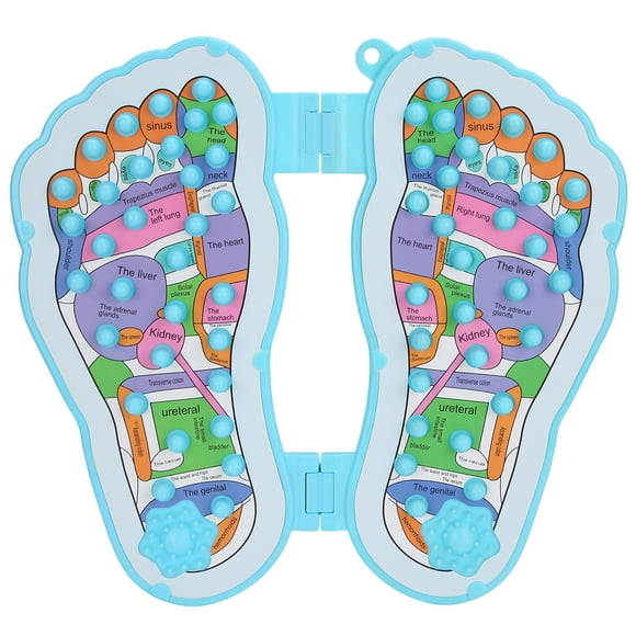 Herwey Chinese Reflexology Walk Stone Foot Leg Massager Acupressure Massage Health Mat