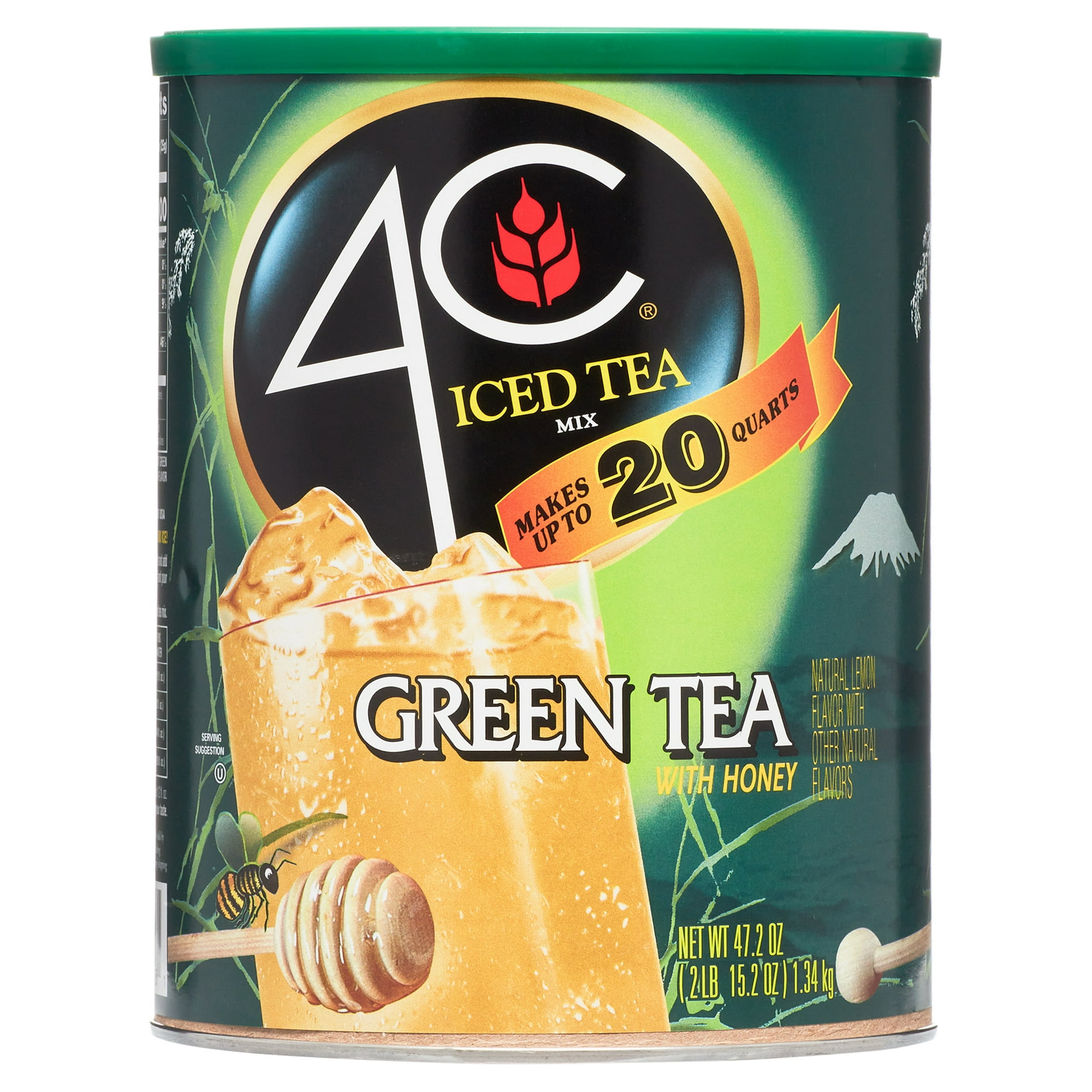4C Drink Mix, Green Tea, 47.2 Oz, 1 Count