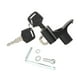 thumbnail image 1 of Hardware De Montaje De Bloqueo De Casco De Motocicleta Con 2 Llaves De Bloqueo De Seguridad De Casco, 1 of 9