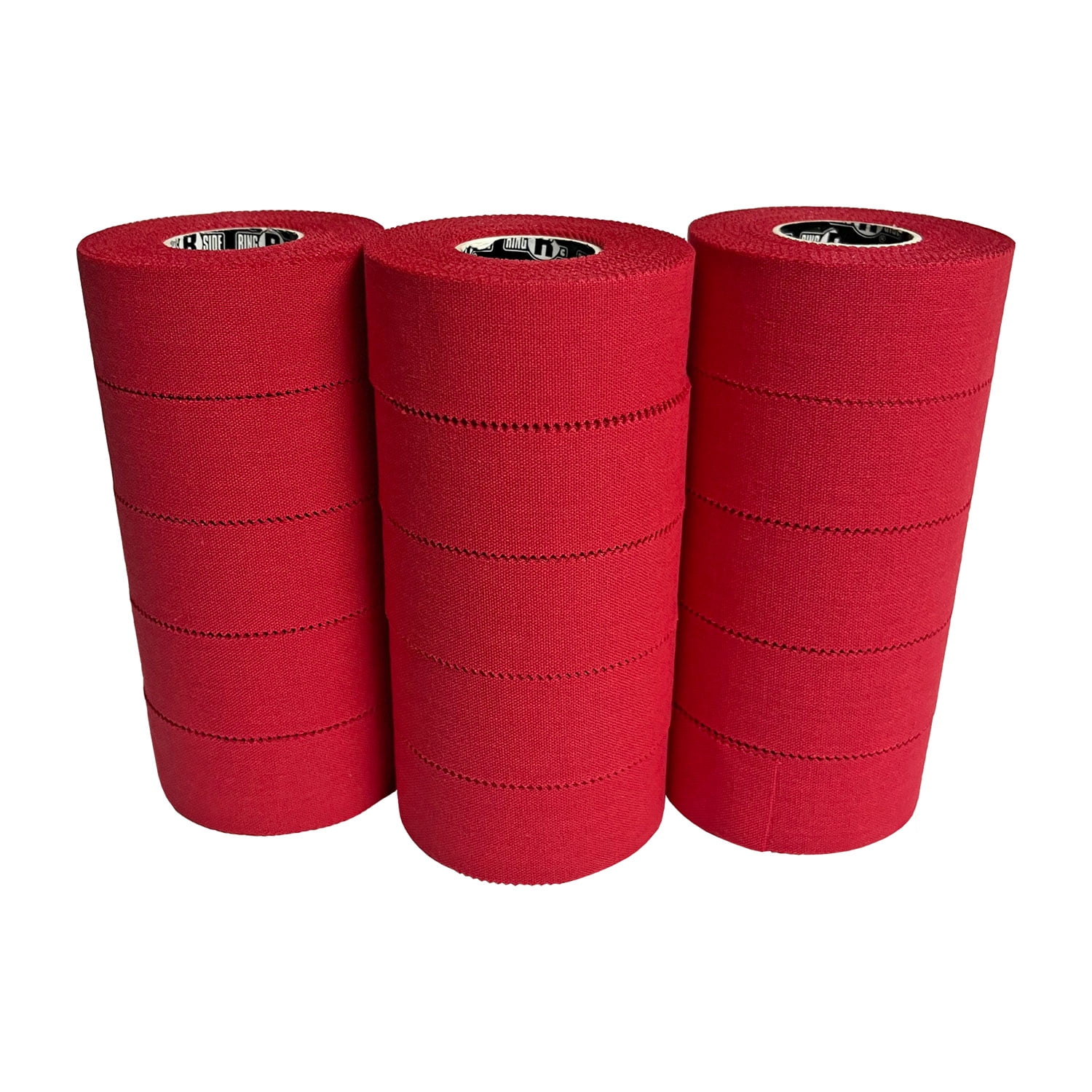 Ringside 1" Athletic Trainers Tape, 30 Feet, Adhesive and Easy to Tear, Red, 15 Pack