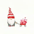 thumbnail image 3 of Jackson, Jenaya 12x12 Black Modern Framed Museum Art Print Titled - Gnomes in Love III, 3 of 5
