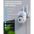thumbnail image 2 of ieGeek Cámara De Seguridad IE60 2K/4MP Hd Seguimiento De Movimiento Voz Bidireccional Zoom 8x Compatible con Alexa Color Blanco, 2 of 8