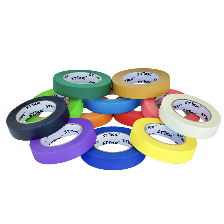 STIKK Painters Tape - 10pk Orange Painter Tape - 1 inch x 60 Yards - Paint  Tape for Painting, Edges, Trim, Ceilings - Masking Tape for DIY Paint