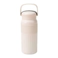 thumbnail image 1 of Botella de agua isotérmica, ligera y deportiva, 500 ml, con base antideslizante y función inteligente. Blanco, 1 of 9