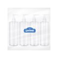 thumbnail image 3 of KAKOWELY 4pcs 500ml Empty Lotion Bottles Containers Plastic Toiletry Bottles Refillable Emulsion Liquid Soap Container Liquid Bottle for Home Travel (Random Pump Color),8.27"X2.36"X2.36", 3 of 5