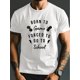 thumbnail image 1 of Camiseta informal de manga corta para hombre con estampado de dibujos animados creativos, cuello redondo, lavable a máquina, perfecta para el verano., 1 of 6