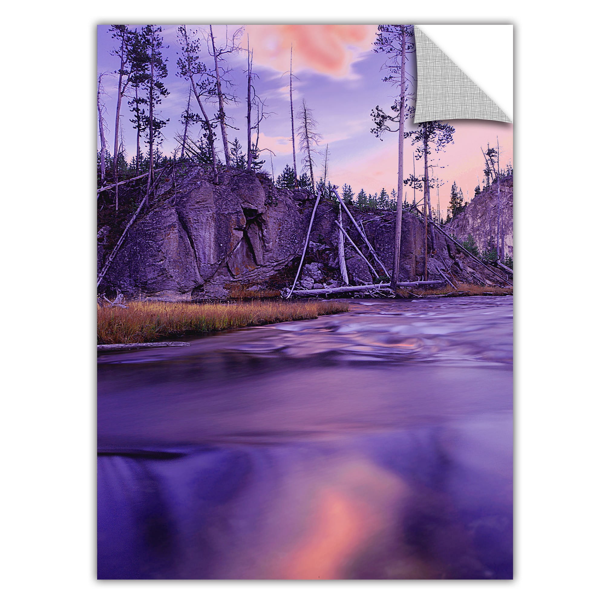 Dean Uhlinger "Gibbon River Twilight" Removable Wall Art