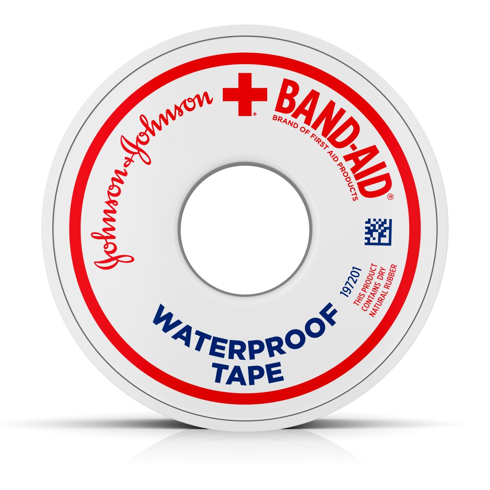 BandAid Brand of First Aid Products Waterproof Tape to Secure Bandages