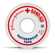 Band-Aid Brand of First Aid Products Waterproof Tape to Secure Bandages,.5 Inches by 10 Yards
