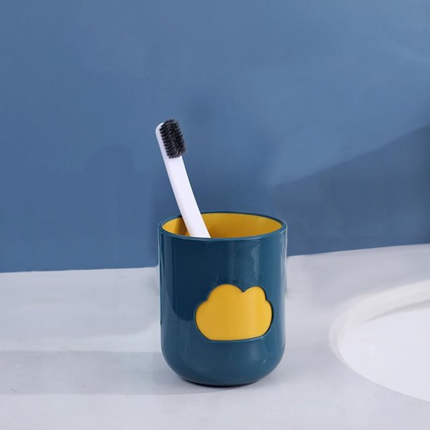 Fiudx Juego de Taza para Enjuague Bucal, Taza de Viaje Antideslizante, Material Apto para Uso Alimentario, Diseño Portátil y Práctico, Ideal para Uso Diario y Al Aire Libre, Esencial para El Baño En
