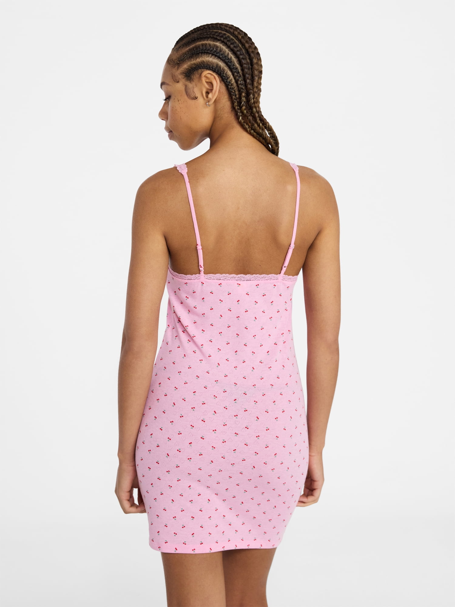 No Boundaries Sleep Pointelle Slip, Women's XXS-3X