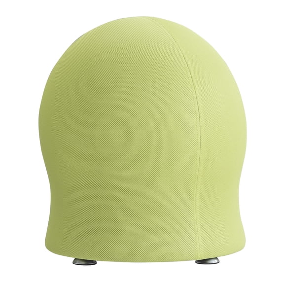 UrbanPro Vinyl Black Ball Chair Round Anti-Burst 17.5" Unassembled