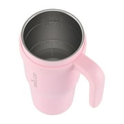 Reduce Cold1 24oz Stainless Steel Tumbler with Handle & Straw, Pink Blossom