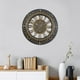 thumbnail image 4 of Relojes de pared redondos de interior de cocina retro con pilas para la Negro Sunnimix Reloj de pared, 4 of 8