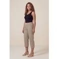 thumbnail image 3 of Catherines Women's Plus Size Stretch Knit Waist Cargo Capri, 3 of 5