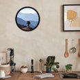 thumbnail image 1 of OULII Circular Photo Frame Wall Hanging for Renters 1Pack, 1 of 8