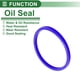 thumbnail image 3 of Anillo de Sello de Aceite Universal Unique Bargains Labio UN Sello de Eje Rotativo 85x95x6mm Alta Presión TPU Azul 5 Pcs, 3 of 7