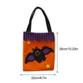 thumbnail image 3 of Halloween Tote Gift Bags Colorful for Teens,6 Patterns Design Trick or Treat Bags for Party Favor Supplies,Reusable Goody Candy Bag,Halloween Snacks Goodie Bag Bulk Portable Non-woven Bag, 3 of 6