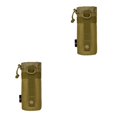 thumbnail image 2 of Greeniant Bolsa para botella de agua, bolsa con cordón ajustable, equipo de viaje, riñonera, accesorios de para ciclismo, camuflaje gris Type3 NO3, 2 of 6