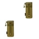 thumbnail image 4 of Soidarity Bolsa mejorada para botella de agua, soporte con cordón ajustable para exteriores, accesorio para bolsa, equipo de viaje, riñonera marrón Marrón 2piezas Soidarity CBP394531, 4 of 6