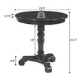 thumbnail image 5 of Convenience Concepts Classic Accents Talbot End Table in Dark Oak Wood Finish, 5 of 6