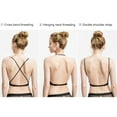 thumbnail image 6 of Bralette for Women Triangle Cups Removable Padded Wire Free Pull On Closure, 6 of 9