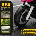 thumbnail image 4 of Xuanlur 24V 9AH Electric Motorbike, 9 mph & 110lb Max, 200W Ride on Motorcycle for Big Kids w/EVA Tires, LED Lights & Power Display, 2 Speed, Bluetooth, Music, Electric Motorcycle for Ages 6+, Pink, 4 of 8
