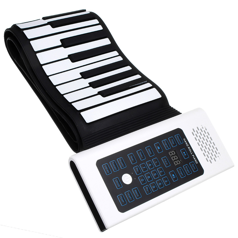 88 Keys Flexible Foldable Soft Portable Electric Digital Roll up