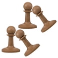 thumbnail image 4 of 4 Pcs TPR Extérieur Antidérapant Tips de Mât de Tente Support de Mâtx de Pyramide Protection contre le Tonnerre Résistant aux Intempéries pour Camping Randonnée Patio Jardin, 4 of 5
