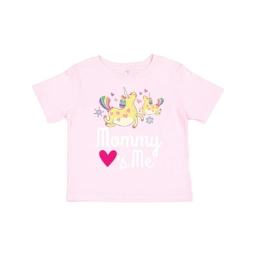 Inktastic Unicorn Mommy Loves Me Girls Girls Toddler T-Shirt